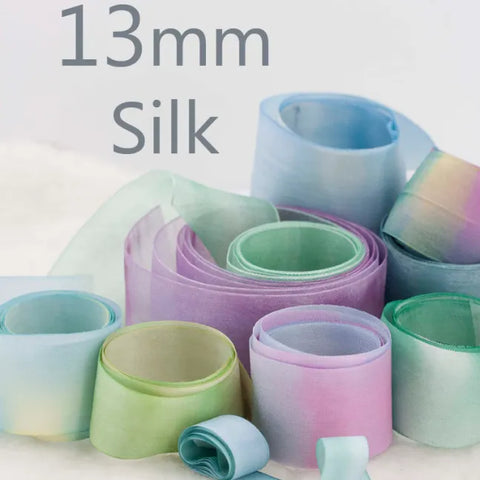 Ribbons - Silk Ribbon - 13mm Silk