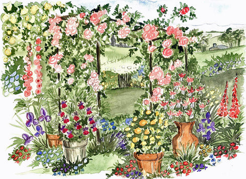 Embroidery Panels - Country Meadows