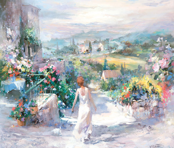 Girl Walking A3 (Large) embroidery panel, ready to embroider – Dicraft ...