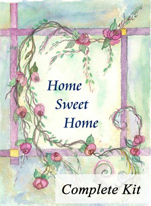Home Sweet Home Embroidery Kit 1
