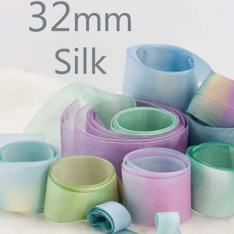Ribbons - Silk Ribbon - 32mm Silk