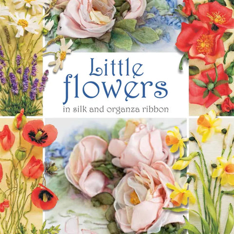 Books - 7. Little Flowers in silk and organza ribbon