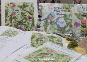 A Little Bird & Some Butterflies Embroidery Kit