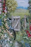 Bicycle at My Gate KIT - Silk Ribbon Embroidery