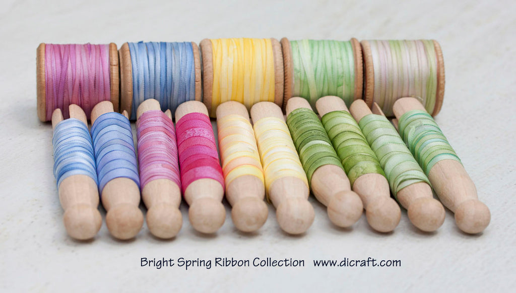 Bright SPRING Ribbon Bundle - New Silk Ribbon Pack-Dicraft – Dicraft ...