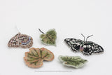 CAMPANULA AND BUTTERFLIES by Di van Niekerk - Embroidery Panel