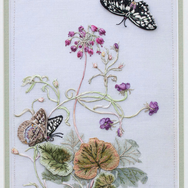CAMPANULA AND BUTTERFLIES by Di van Niekerk - COMPLETE KIT