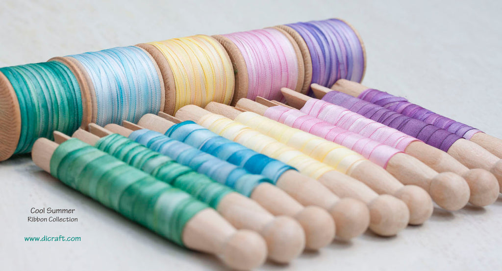 Cool SUMMER Ribbon Bundle - New Silk Ribbon Pack-Dicraft – Dicraft ...