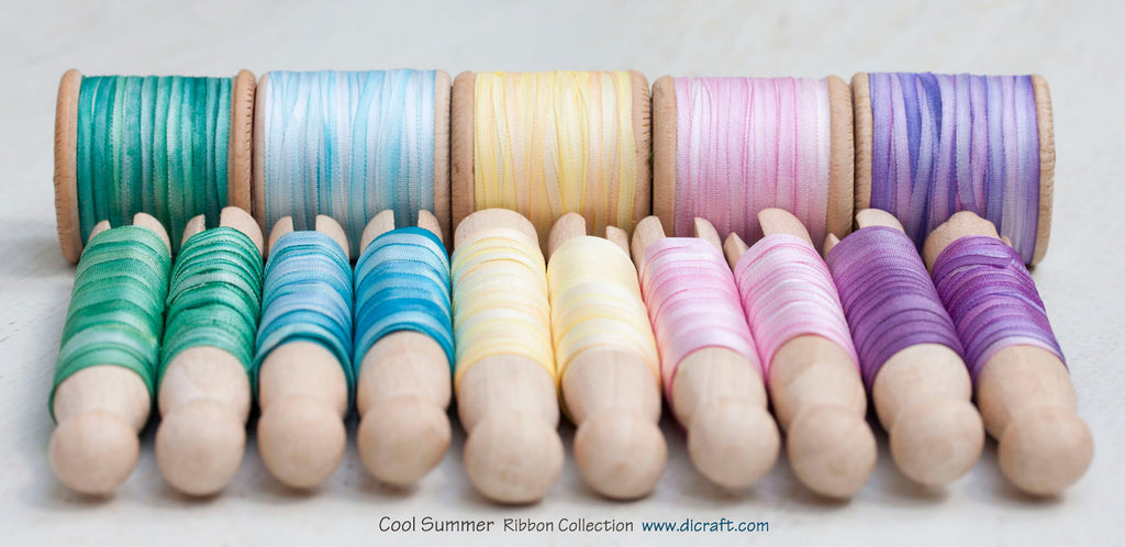 Cool SUMMER Ribbon Bundle - New Silk Ribbon Pack-Dicraft – Dicraft ...