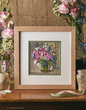 April Flowers Embroidery KIT