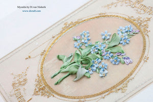 MYOSOTIS - Forget Me Not - Embroidery Panel A5