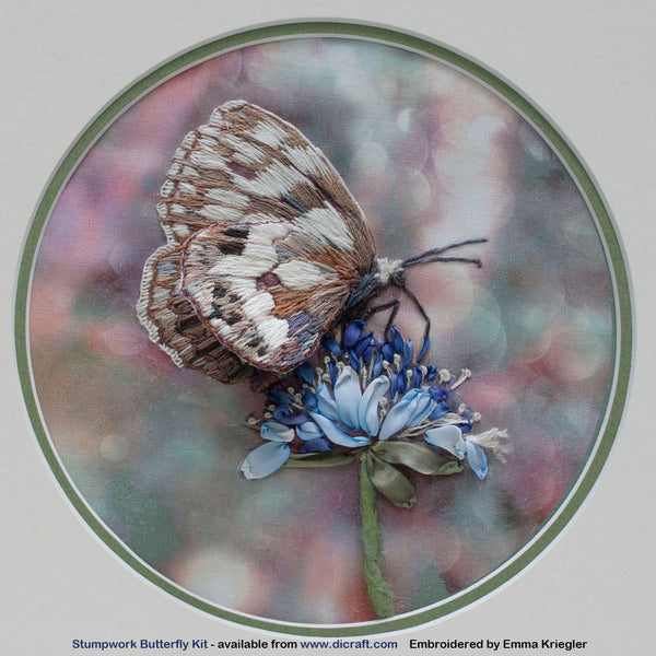 A Little Stumpwork Butterfly KIT