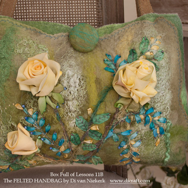 Box Full of Lessons 11B - The Felted Rose Handbag kit 1