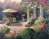 A Beautiful Place (A3 Large) embroidery panel, ready to embroider 1