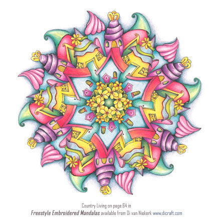 Embroidery Panels - Mandalas