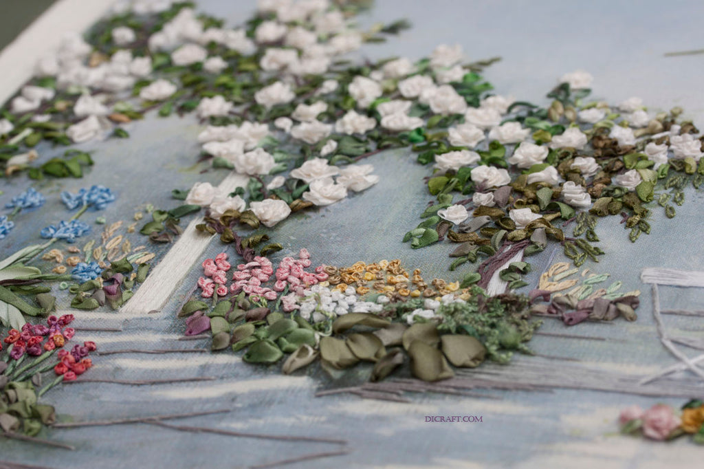 DREAM PATIO-Silk Ribbon Embroidery KIT