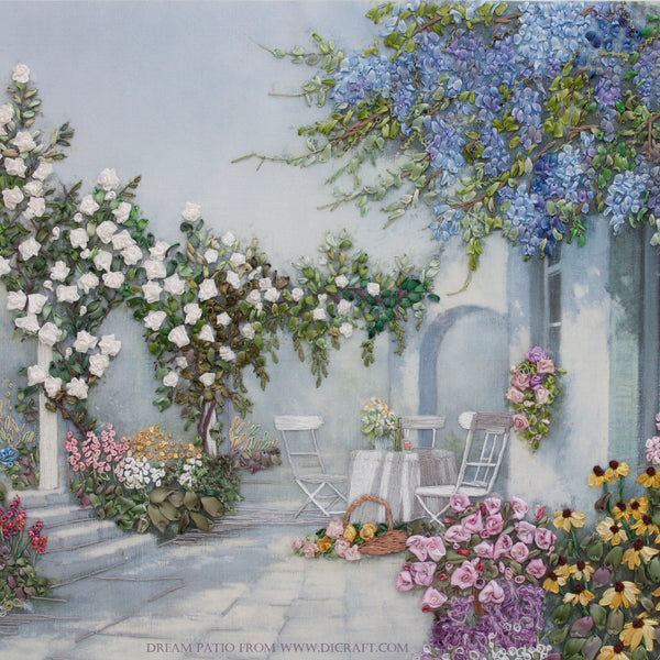 DREAM PATIO-Silk Ribbon Embroidery KIT