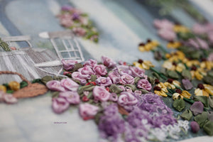 DREAM PATIO-Silk Ribbon Embroidery KIT