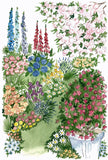 GC12 Bougainvillaea - A4 (Medium) embroidery panel 1
