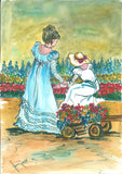 Flower Wagon (Jenni 04) A3 (Large) embroidery panel 1