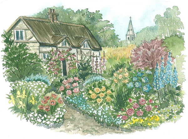 MC 02 Church Spiral - A4 (Medium) embroidery panel 1