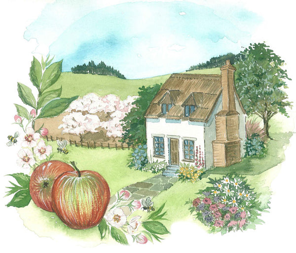 MC 07 Apple - A4 (Medium) embroidery panel