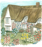 Med06 Wisteria Cottage A3 (Large) embroidery panel 1