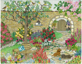 Playtime A3 (Large) embroidery panel, ready to embroider 1
