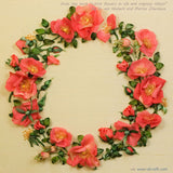 Rose wreath kit from little flowers book 1