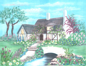 SA Gardens 2 - A3 (Large) embroidery panel 1