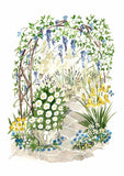 Set B White rose A3 (Large) embroidery panel 1