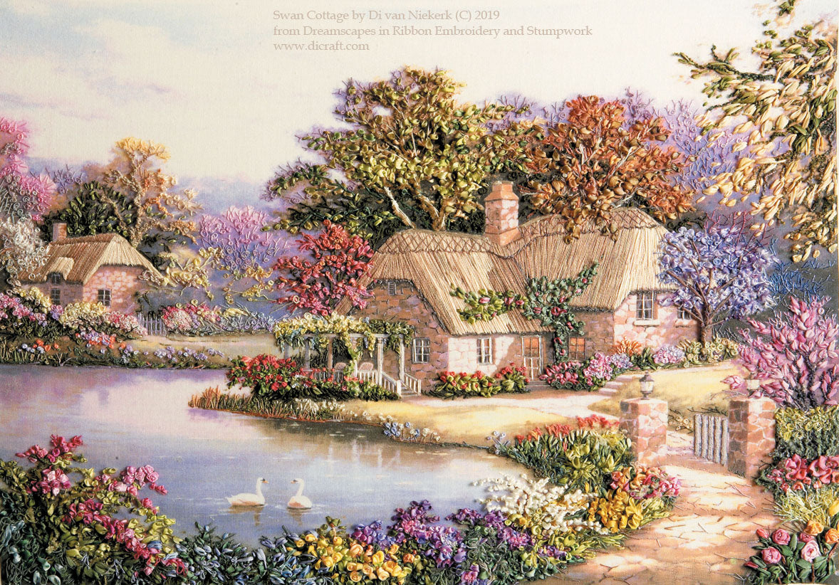 Swan Cottage one of the Dreamscapes panels