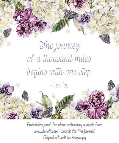 Embroidery Kits - Inspirational Quotes
