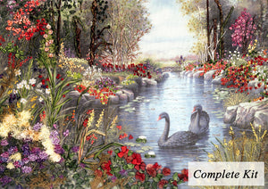 Tranquil Waters (Black Swans) complete kit 1