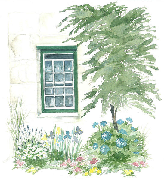 Green Tree (WD 11) A4 (Medium) embroidery panel 1