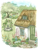 Wishing Well (WD 15) A3 (Large) embroidery panel 1