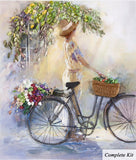 WH123 the bicycle - Embroidery kit 1