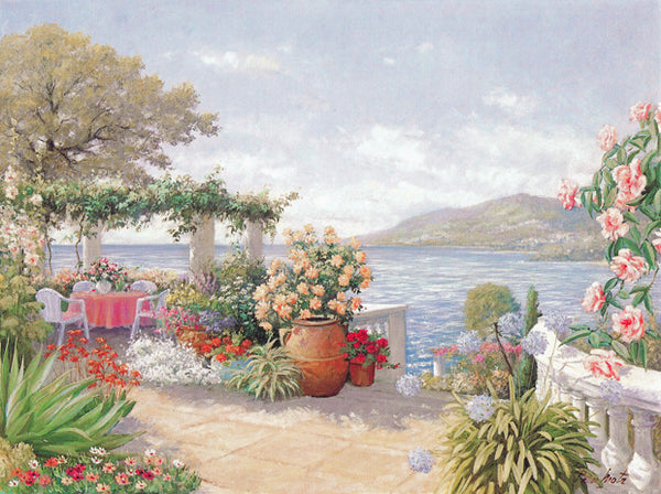 Wish you were here A3 (Large) embroidery panel, ready to embroider 1