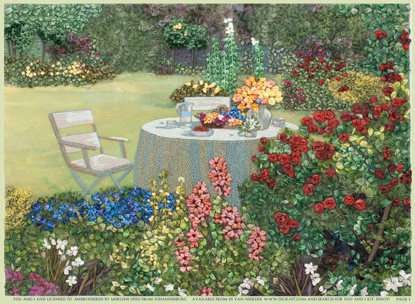YOU AND I - A3 (Large) embroidery panel, ready to embroider – Dicraft ...