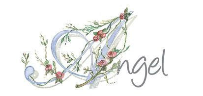 Angel embroidery panel, ready to embroider 1