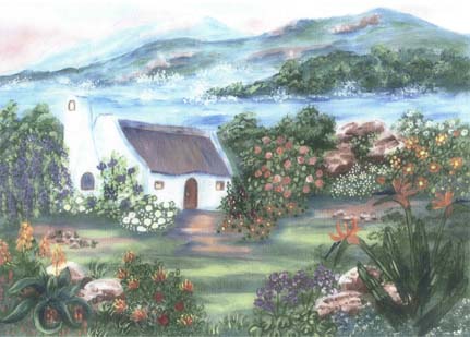 Clanwilliam A4 (Medium) embroidery panel, ready to embroider 1