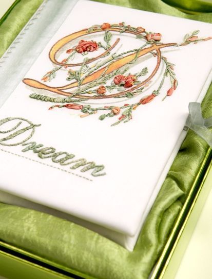 Dream Journal printed panel - ready to embroider 1