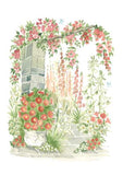Set B Red rose A4 (Medium) embroidery panel 1