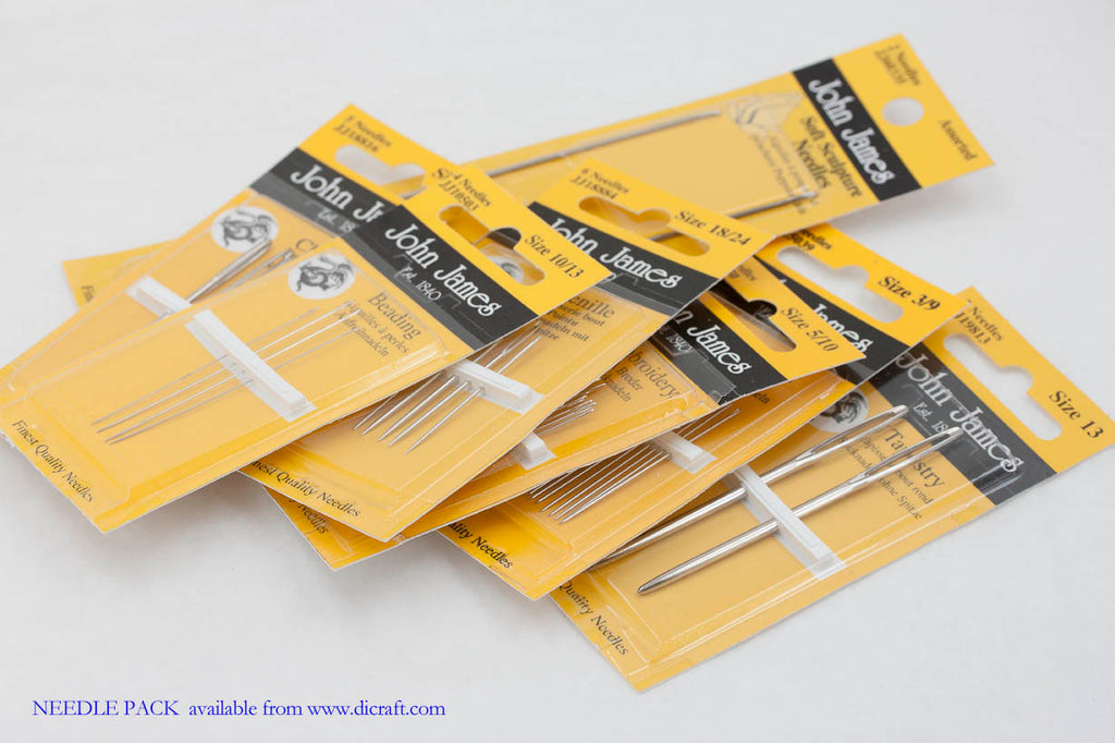 Threadneedle Pack Needles: Multipurpose Needle Pack – Dicraft Embroidery