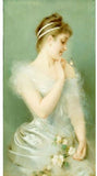 NR10 The Bride A5 (Small) embroidery panel, ready to embroider 1