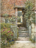 NR08 Old Malthouse A5 (Small) embroidery panel, ready to embroider 1