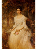 NR09 Portrait of a Lady A5 (Small) embroidery panel, ready to embroider 1
