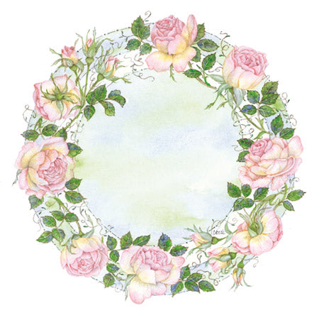 Embroidery Panels - - Floral Wreaths and Others