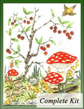 Berry Tree Embroidery Kit 1