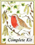 Red Robin Embroidery Kit 1